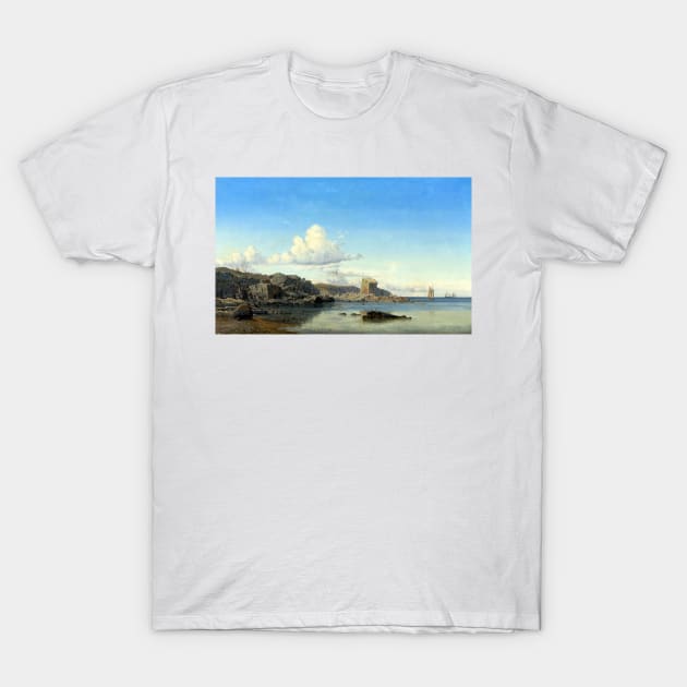 Viggo Fauerholdt Randcleven at Gudhjem on the East Coast of Bornholm T-Shirt by pdpress